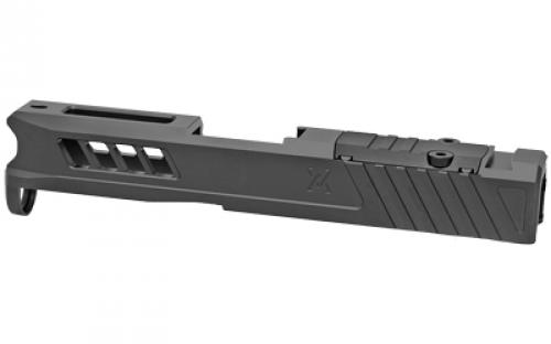 True Precision Axiom Slide, Black DLC, RMS Optic Cut & Cover Plate, Fits Glock 43/43X TP-G43S-BC-RMS