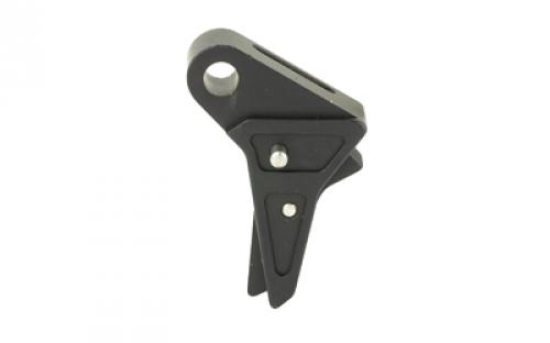 True Precision Axiom Trigger, Black with Black Safety, For Glock Gen 1-4 including 42/43/43X/48 (Does Not Fit Gen5) TP-GLKTS-BLBL