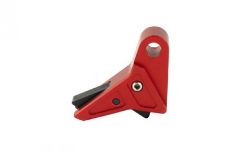 True Precision Axiom Trigger, Red with Black Safety, For Glock Gen 1-4 including 42/43/43X/48 (Does Not Fit Gen5) TP-GLKTS-RBL