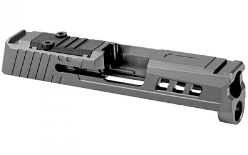 True Precision Axiom Slide, Stealth Grey, RMS Optic Cut & Cover Plate, Fits Sig P365 TP-P365S-A-RMS