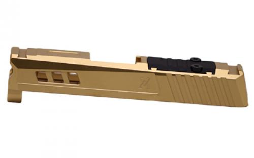 True Precision Axiom Slide, Fits P365XL, Gold TiN Finish, RMS Optic Cut & Cover Plate TP-P365XLS-G-RMS