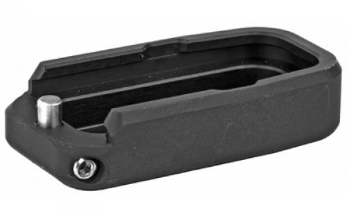 Taran Tactical Innovation Firepower Base Pad For Glock 43, +1, Flat Black Finish GBP9-000