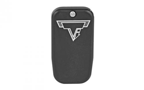 Taran Tactical Innovation Firepower Base Pad For Glock 43, +1, Flat Black Finish GBP9-000