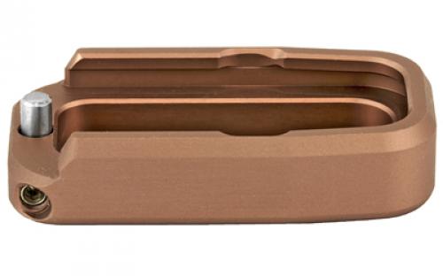 Taran Tactical Innovation Firepower Base Pad for Glock 43, +1, Coyote Bronze Finish GBP9-006