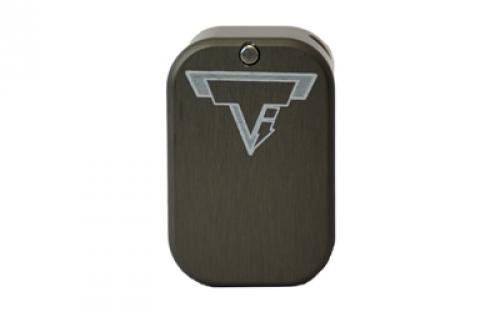 Taran Tactical Innovation Firepower, Base Pad, Gray Finish, Fits 9MM & 40SW Full Size Magazines, +5/6, Includes Extended Magazine Spring GBP940-05