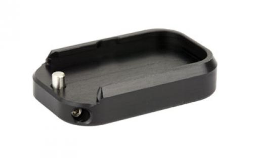 Taran Tactical Innovation Base Pad For Glock +0, 9/40 Double Stack, Black Finish GBP940-1S