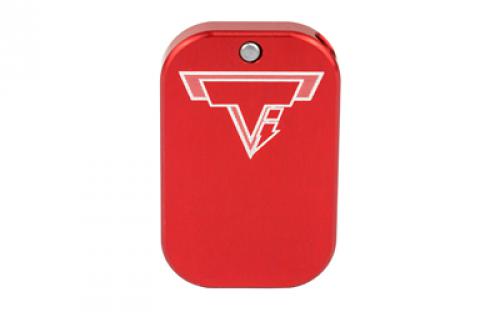 Taran Tactical Innovation Base Pad For Glock +0, 9/40 Double Stack, Red Finish GBP940-3S