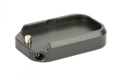 Taran Tactical Innovation Base Pad For Glock +0, 9/40 Double Stack, Titanium Gray Finish GBP940-5S