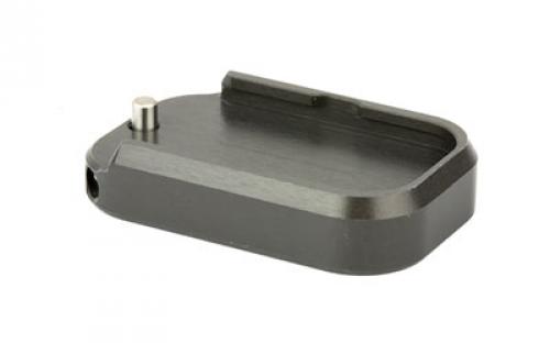 Taran Tactical Innovation Base Pad For Glock +0, 9/40 Double Stack, Titanium Gray Finish GBP940-5S