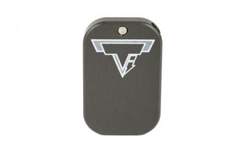 Taran Tactical Innovation Base Pad For Glock +0, 9/40 Double Stack, Titanium Gray Finish GBP940-5S