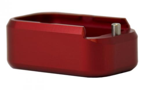 Taran Tactical Innovation Firepower, Base Pad, Red Finish, Fits Glock 19/23, +2/3 GBP940C-03