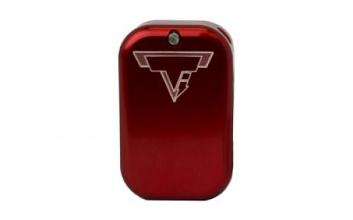 Taran Tactical Innovation Firepower, Base Pad, Red Finish, Fits Glock 19/23, +2/3 GBP940C-03