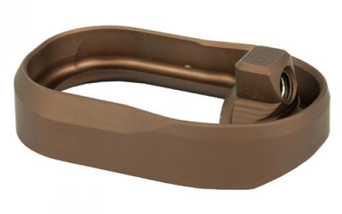 Taran Tactical Innovation Carry Aluminum Mag Well For Glock 17/22 Gen 5, Coyote Bronze Finish GMW5-AC1706