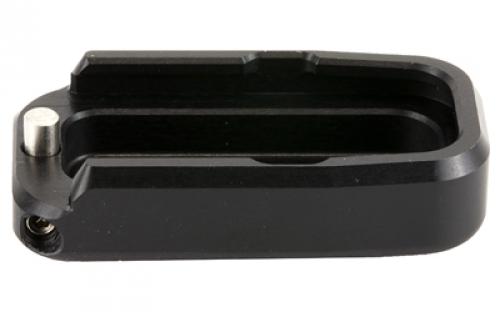 Taran Tactical Innovation Firepower Base Pad for Glock 43, +1, Black Finish GBP9-001