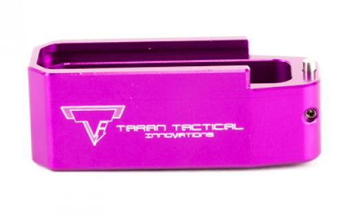 Taran Tactical Innovation PMAG Base Pad for AR15, +5, Titanium Purple PMBP-08
