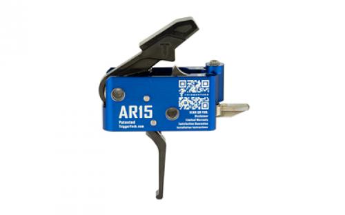 TriggerTech Duty, Curved Trigger, Single Stage, 3.5LB Pull, Fits AR-15, Anodized Finish, Black AH0-SDB-33-NNC