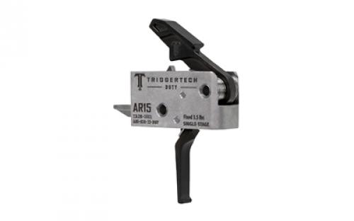 TriggerTech Duty, Flat Trigger, Single Stage, 3.5LB Pull, Fits AR-15, Anodized Finish, Black AH0-SDB-33-NNF