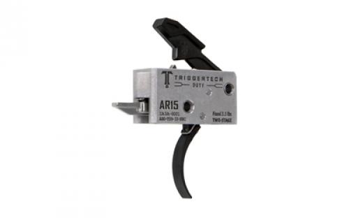 TriggerTech Duty, Curved Trigger, Two Stage, 3.5LB Pull, Fits AR-15, Anodized Finish, Black AH0-TDB-33-NNC