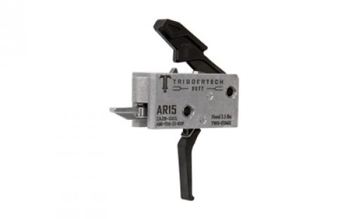 TriggerTech Duty, Flat Trigger, Two Stage, 3.5LB Pull, Fits AR-15, Anodized Finish, Black AH0-TDB-33-NNF