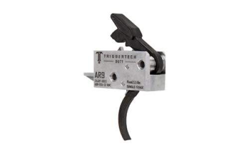 TriggerTech Duty, Curved Trigger, Single Stage, 3.5LB Pull, Fits AR-9, Anodized Finish, Black AH9-SDB-33-NNC