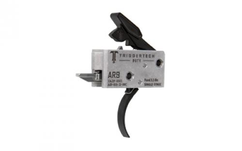 TriggerTech Duty, Curved Trigger, Single Stage, 3.5LB Pull, Fits AR-9, Anodized Finish, Black AH9-SDB-33-NNC