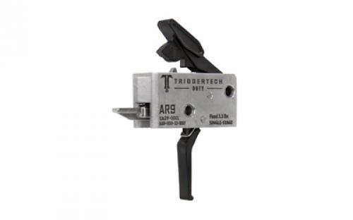 TriggerTech Duty, Flat Trigger, Single Stage, 3.5LB Pull, Fits AR-9, Anodized Finish, Black AH9-SDB-33-NNF