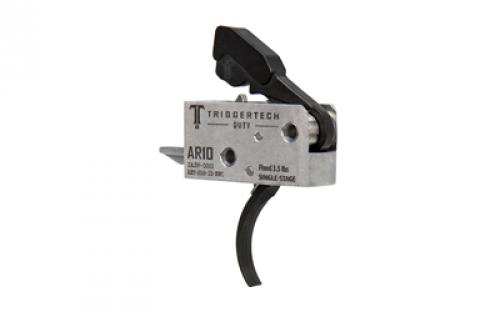TriggerTech Duty, Curved Trigger, Single Stage, 3.5LB Pull, Fits AR-10, Anodized Finish, Black AHT-SDB-33-NNC