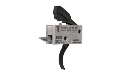TriggerTech Duty, Curved Trigger, Single Stage, 3.5LB Pull, Fits AR-10, Anodized Finish, Black AHT-SDB-33-NNC
