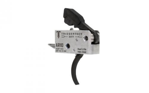 TriggerTech Duty, Curved Trigger, Two Stage, 3.5LB Pull, Fits AR-10, Anodized Finish, Black AHT-TDB-33-NNC