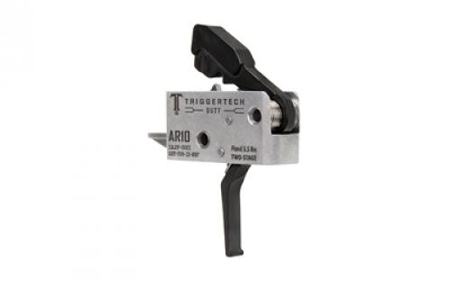 TriggerTech Duty, Flat Trigger, Two Stage, 3.5LB Pull, Fits AR-10, Anodized Finish, Black AHT-TDB-33-NNF