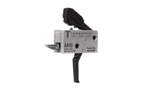 TriggerTech Duty, Flat Trigger, Two Stage, 3.5LB Pull, Fits AR-10, Anodized Finish, Black AHT-TDB-33-NNF