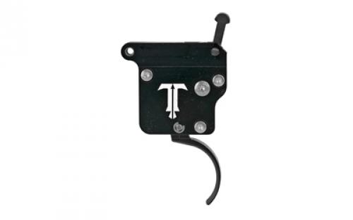 TriggerTech Trigger, 1.0-3.5LB Pull Weight, Fits Remington 700, Special Curved Clean Trigger, Right Hand, Adjustable, Black Finish, Includes Installation Tools, Instruction Book, & TriggerTech Patch R70-SBB-13-TNC