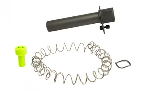 Wilson Combat Vertical Quick Detach Stud, 2 Round Magazine Extension Tube, 12 Gauge, Black, Fits Remington 870/1100/1187, Includes Neon Green High Vis Follower and Spring SGET-QDS-V-2