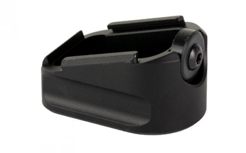 Warne Magazine Extension, Fits CZ 75, 9MM, +2, Black 3006