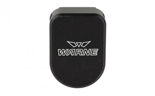 Warne Magazine Extension, Fits Sig Sauer P320, 9MM, +3, Black 3206