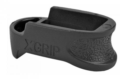 X-GRIP Magazine Spacer, Fits S&W M&P Compact 9mm 2.0, 9MM/40S&W, Adds 3 Rounds, Black SWMPC2.0