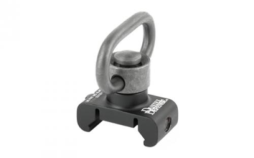 Daniel Defense Rail Mount Quick Detach Swivel Attachment Point, Fits Picatinny Rail, Black Finish 03-021-30029