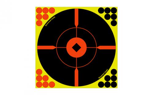Birchwood Casey Shoot-N-C Target, Round, Crosshair Bullseye, 12,5 Targets BC-34015