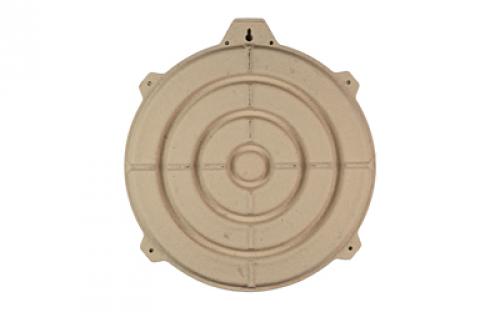 Birchwood Casey 3D TARGET, Bulls Eye, Large, 17.75" X 16", Comes with Mounting Tab, Tan, 3 Pack BC-3DTGTBETLG