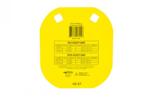 Caldwell AR500, Gong Target, 5", Steel, Yellow 1116700