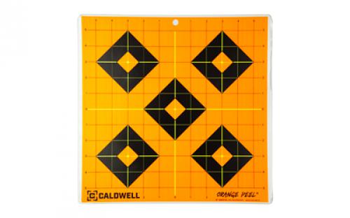 Caldwell Sight-In Target, 12, Orange/Black, 25 Sheets, (5) 5-Packs 1166105