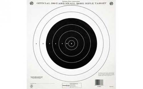 Champion Traps & Targets GTQ4 NRA Target, 100 Yard Single Bullseye, 12 Pack 40762
