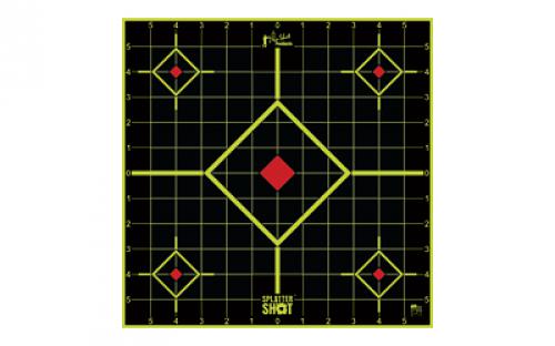 Pro-Shot Products Splatter Shot, 12 Sight-In, Adhesive Target, 5 Pack, Black/Green 12SI-GREEN-5PK