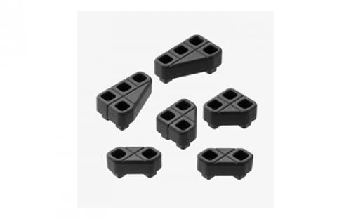 Magpul Industries DAKA, Angled Block Kit, Black, Includes (2) 45/90 Angled Blocks, (2) 30/60 Blocks, (1) Right and Left Blocks, (2) 45 Double Blocks MAG1366-BLK