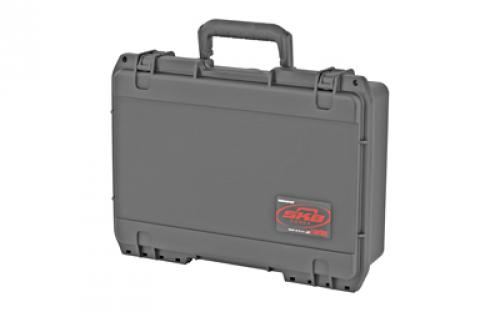 SKB Sports iSeries, Single Handgun, Polypropylene Copolymer Resin, Black Color, 12.00" L x 8.00" W x 3.25" D 3I-1208-3B-C
