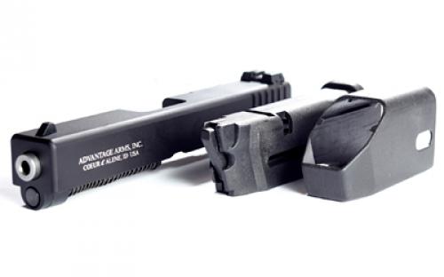 Advantage Arms Conversion Kit, 22LR, 4.49 Barrel, Fits Glock Generation 4 17/22, Black Finish, 1-10Rd Magazine, Includes Range Bag AAC17-22G4