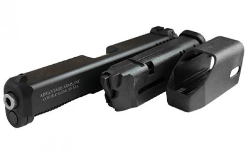 Advantage Arms Conversion Kit, 22LR, Fits Glock Generation 5 17/22, Black Finish, 1-10Rd Magazine, Includes Range Bag AAC17-22G5