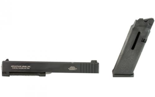 Advantage Arms Conversion Kit, 22LR, 4.6 Barrel, Fits Glock 20/21/20SF/21SF, With Range Bag, Black Finish, 10Rd, 1-10Rd Magazine AACLE20-21