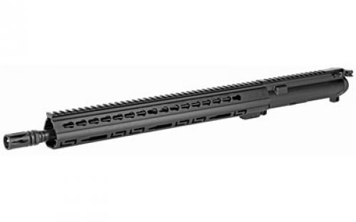 Luth-AR 16" Lightweight Barrel Complete Upper Receiver, 223 Remington, Black Finish, 15" Palm Handguard Keymod, 1:9 Twist, Complete Barrel Assembly w/BCG, Fits AR-15 BAA3-L16