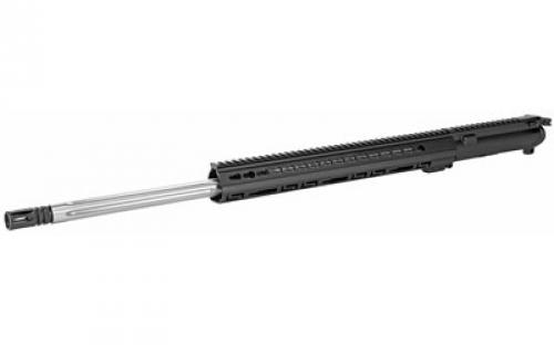 Luth-AR 24" Bull Barrel Complete Upper Assembly, 223 Remington, Black Finish, 15" Palm Handguard Keymod, Complete Barrel Assembly w/BCG, Fits AR-15 FTBL-B24